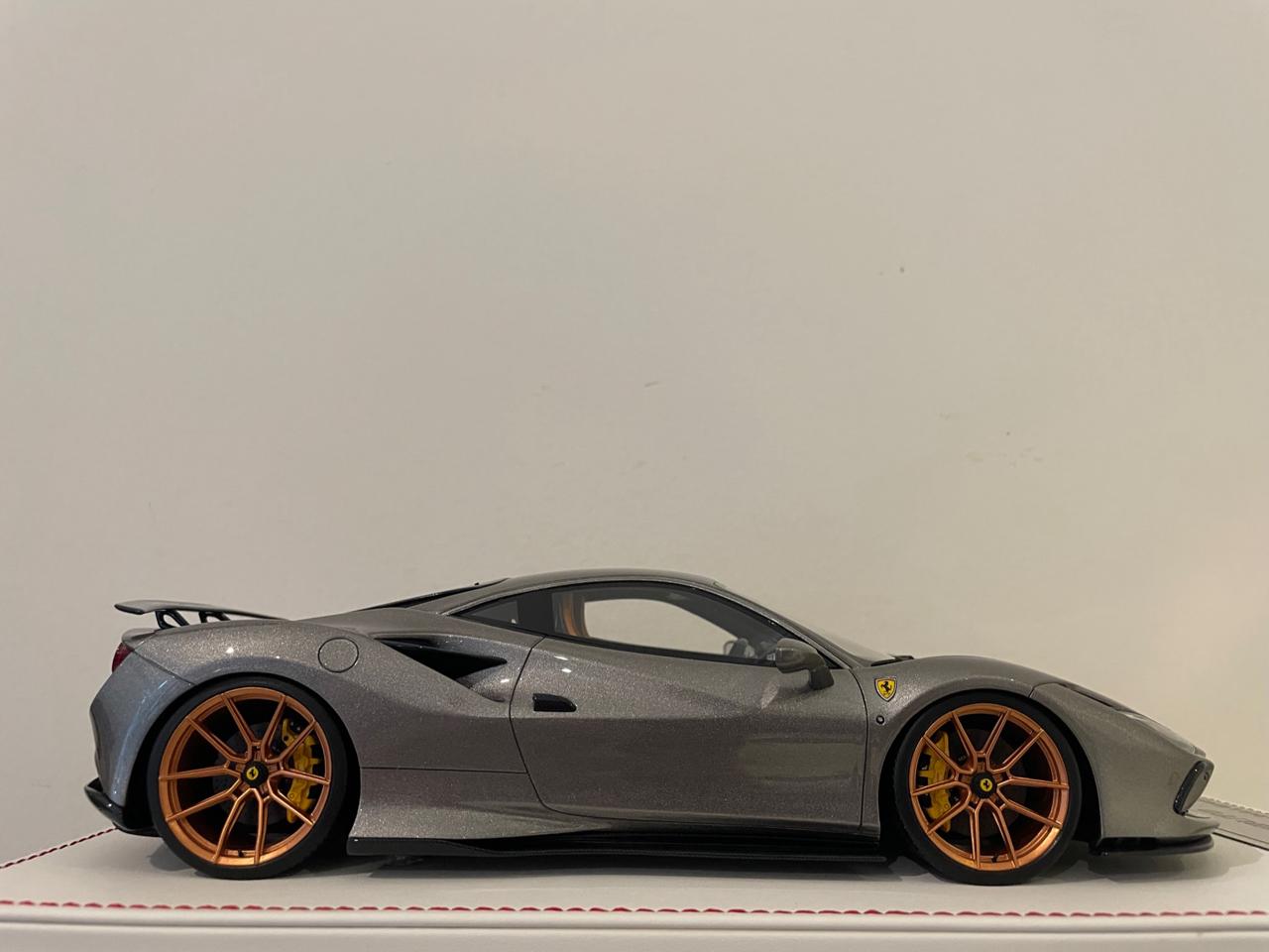 Ferrari F8 Toy Model Car (Silver)