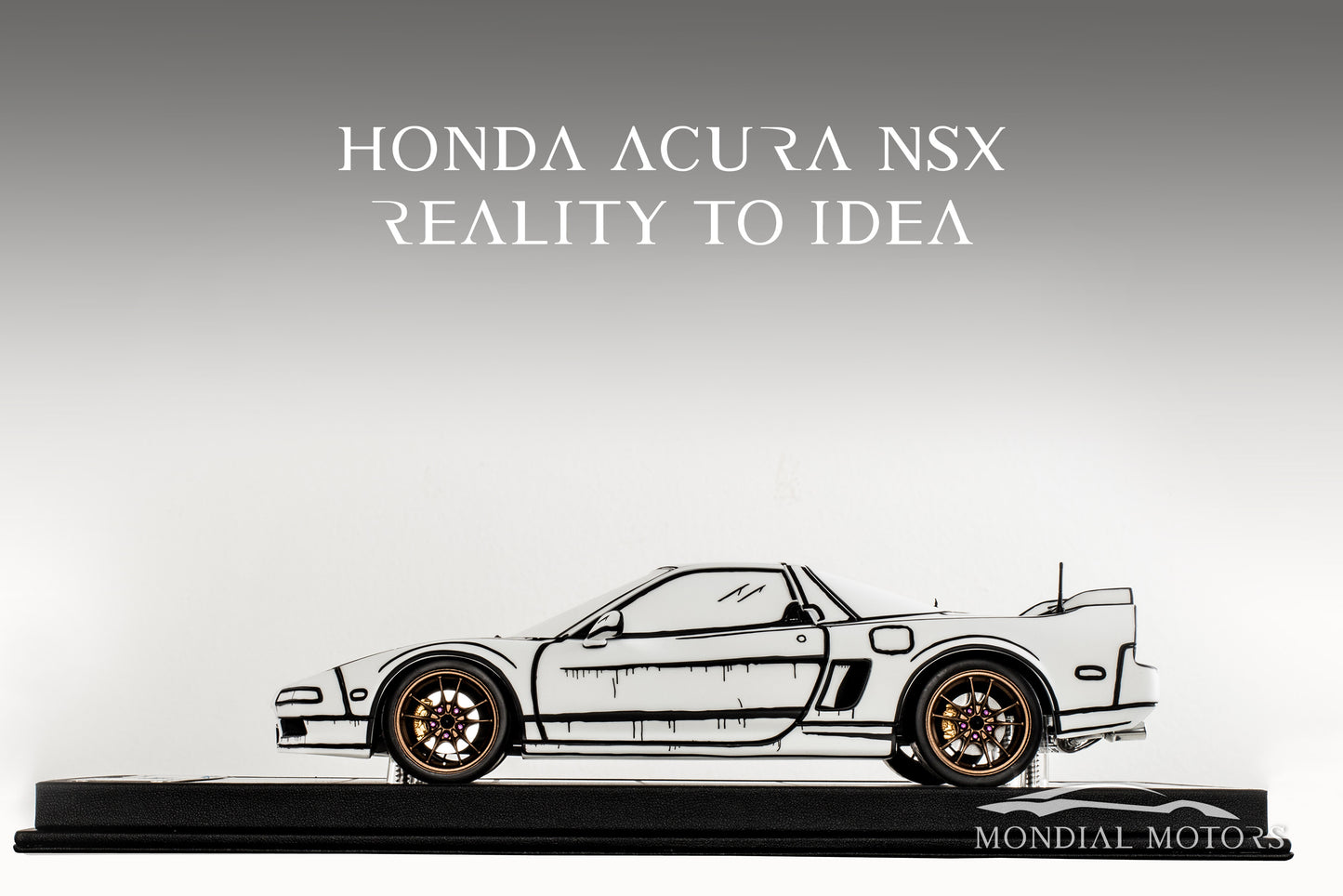 Honda Acura NSX (Reality to Idea) 1:18
