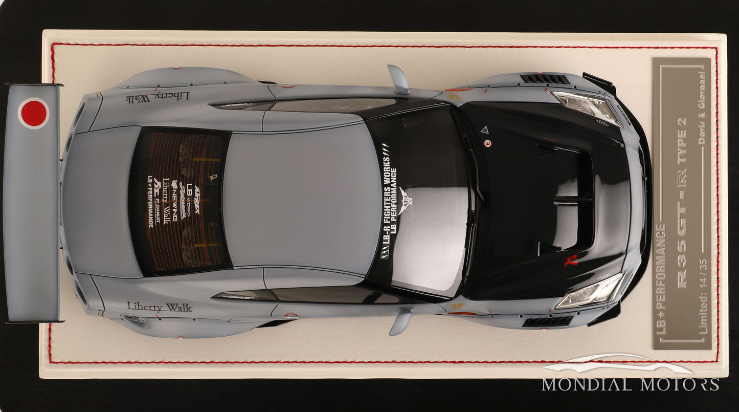 Nissan GTR R35 LBWK 1:18