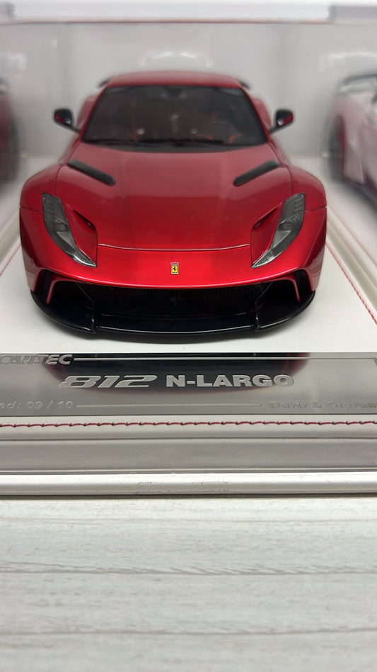 Ferrari 812 N-LARGO NOVITEC (Red) 1:18 Scale