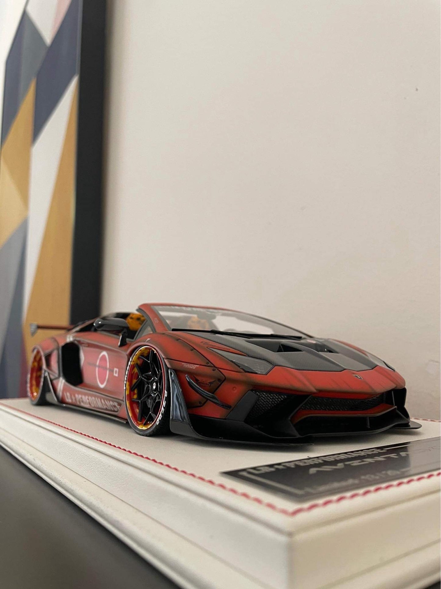 Lamborghini Aventador Roadster (Matt Orange) 1:18 scale