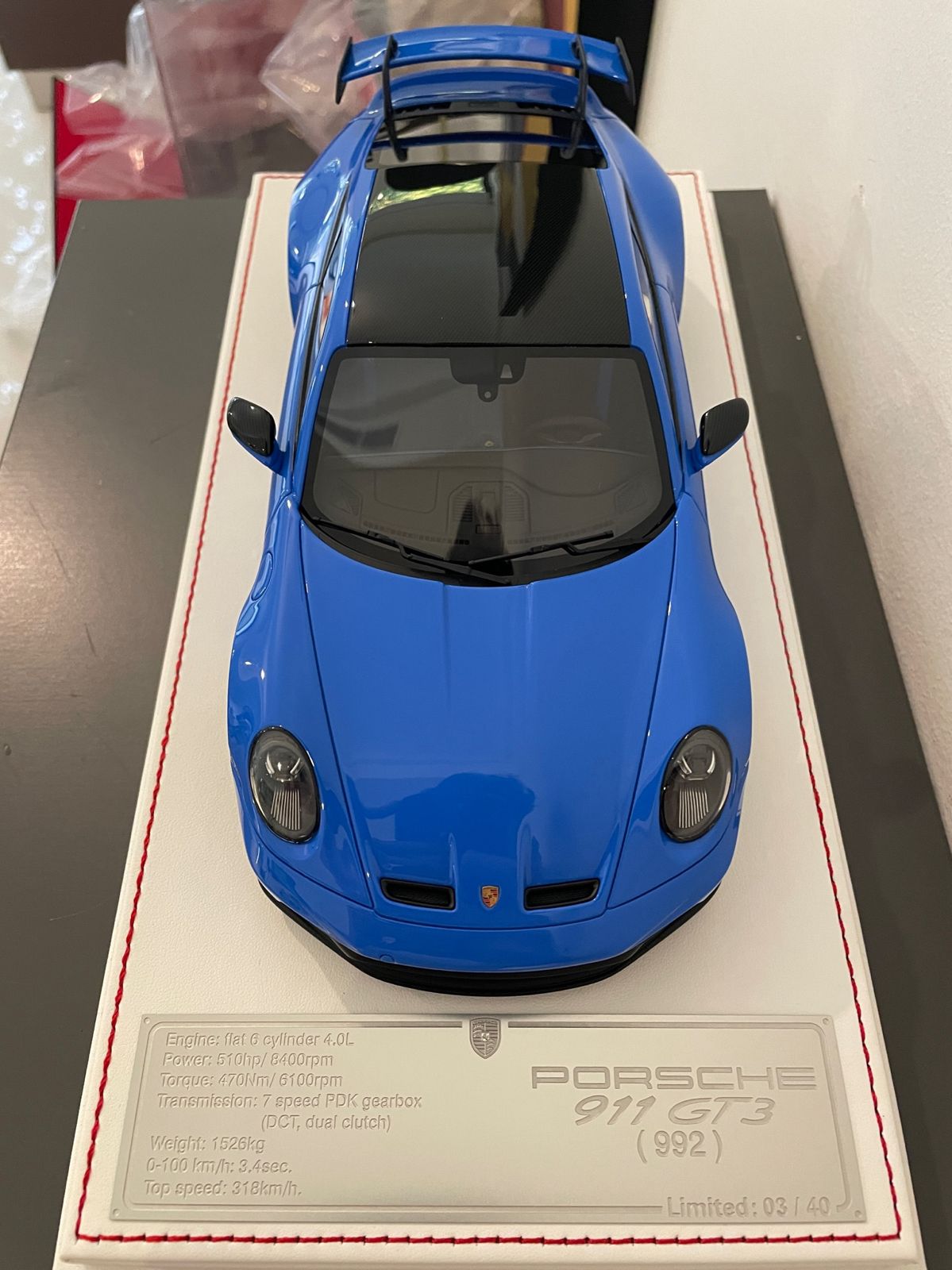 Porsche 911 Model 1:18 (Blue)