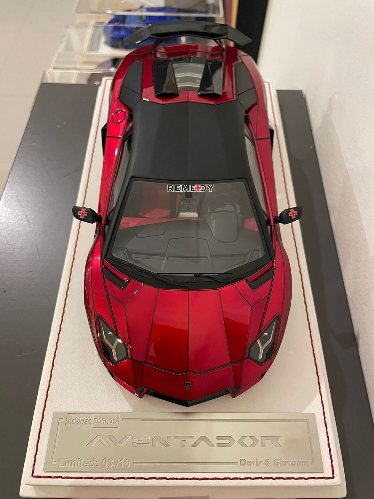 Lamborghini Aventador Toy Model Car (Red)