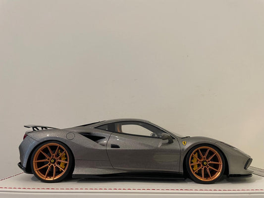 Ferrari F8 Toy Model Car (Silver)