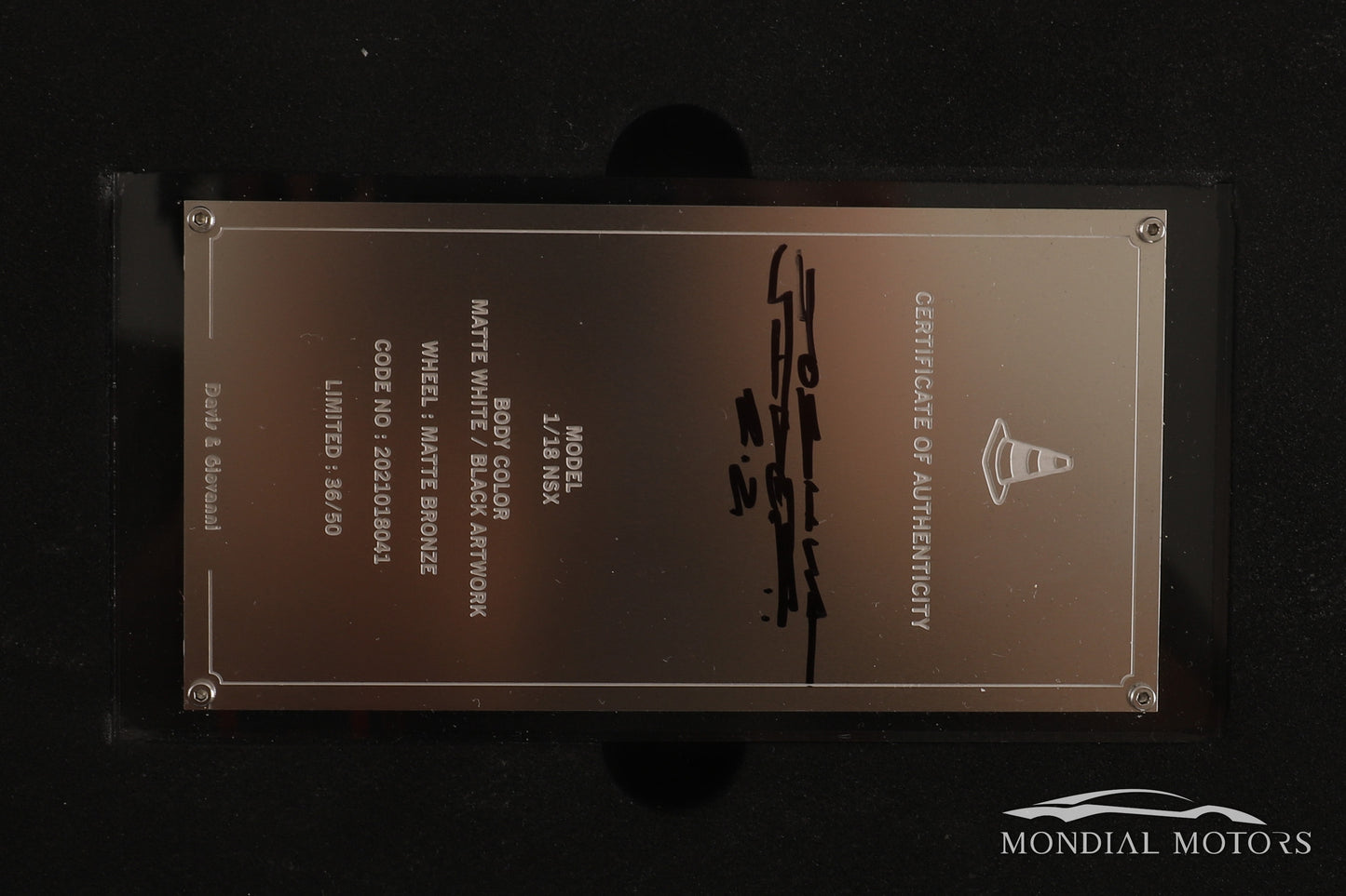 Honda Acura NSX (Reality to Idea) 1:18